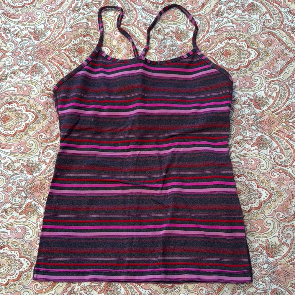 Lululemon Athletica Purple Pink Fitted Sleeveless Camisole